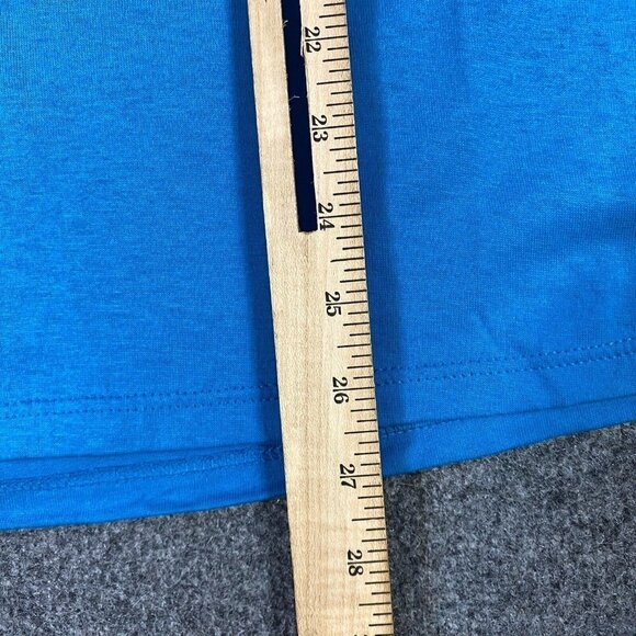 WMM Lock In T-shirt S Blue Vintage Single Stitch 90s Jerzees - Picture 4 of 6